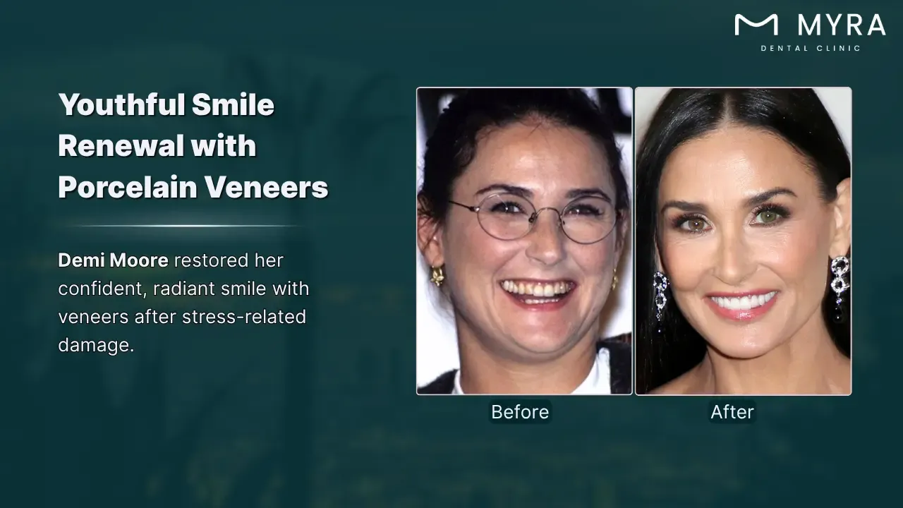 demi moore's perfect smile