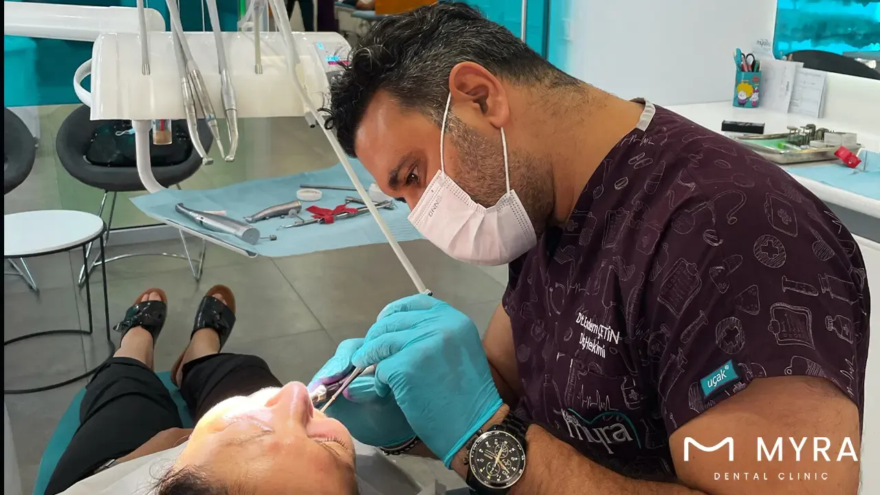  How does the veneer procedure time compare between the uk and turkey