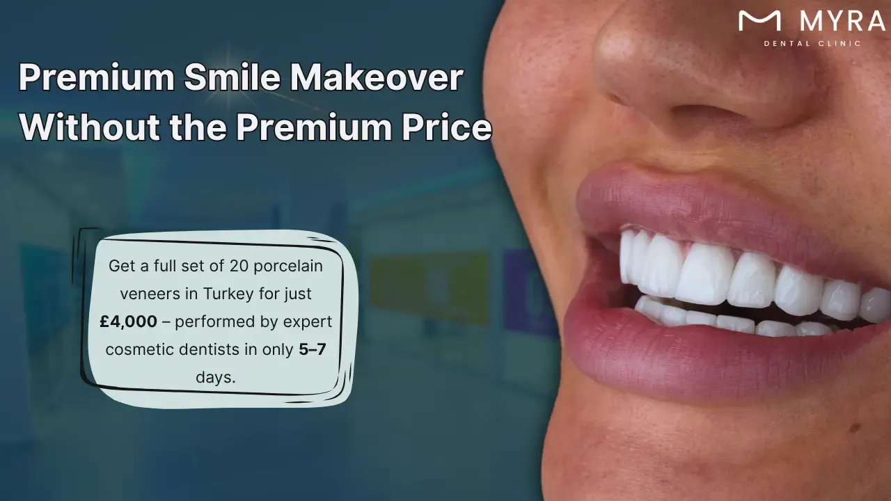 How much is a full set of veneers in turkey