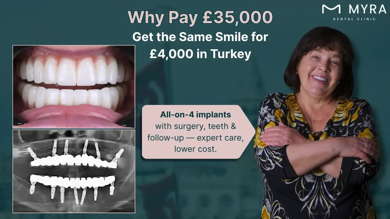 is it cheaper to get all-on-4 dental implants in turkey