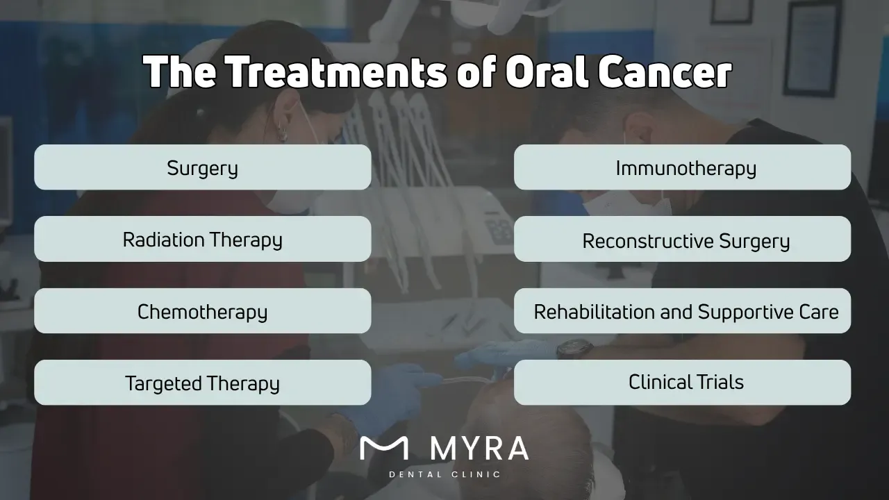 What are the treatments for oral cancer?