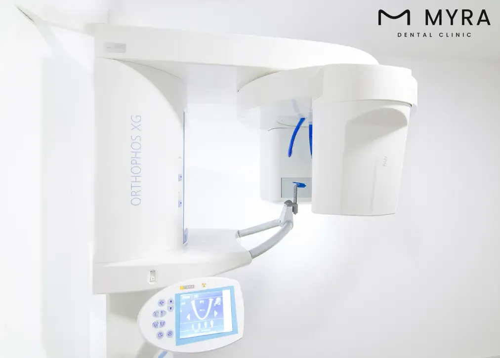 What does a 3d tomography x-ray show?