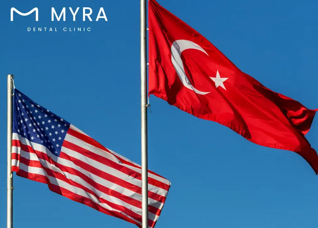 what is the cost difference between dental implants in the usa and turkey