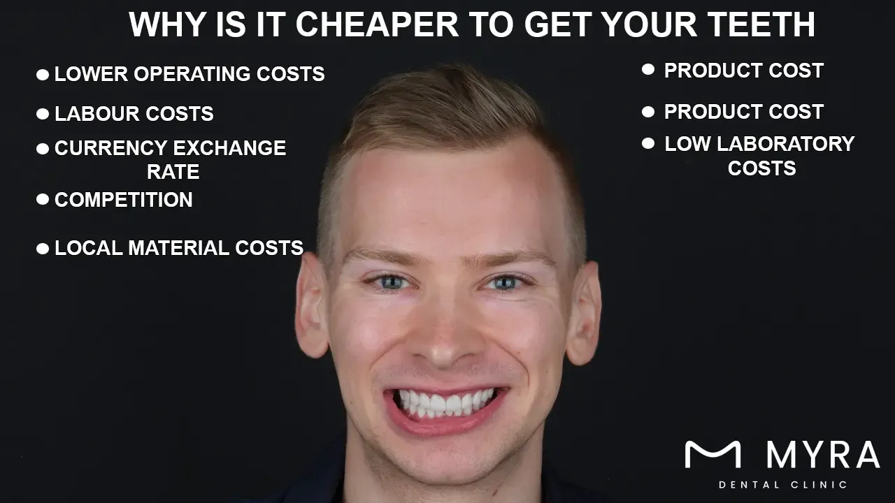 Why is it cheaper to get your teeth done in turkey?